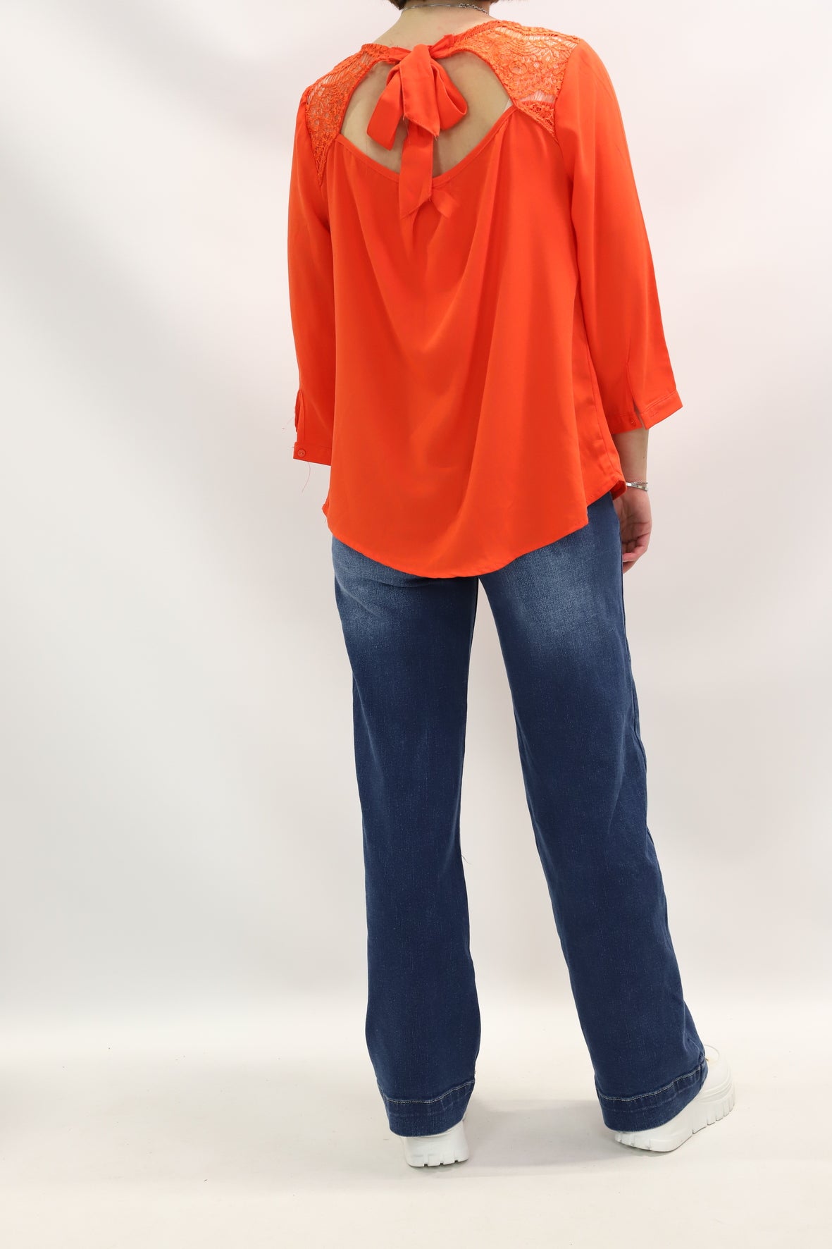 Blouse orange So Sweet Taille M-NEUF