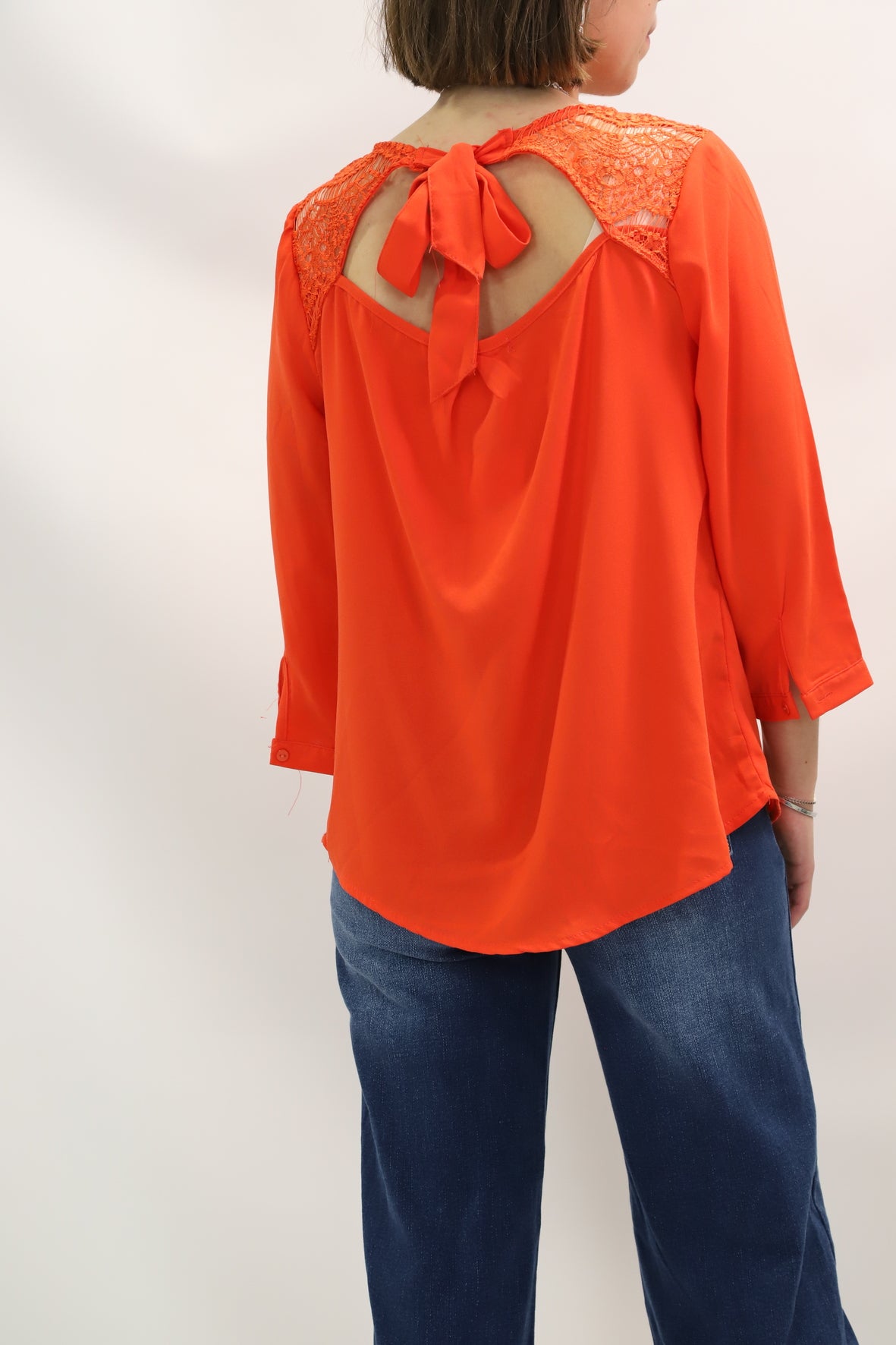 Blouse orange So Sweet Taille M-NEUF