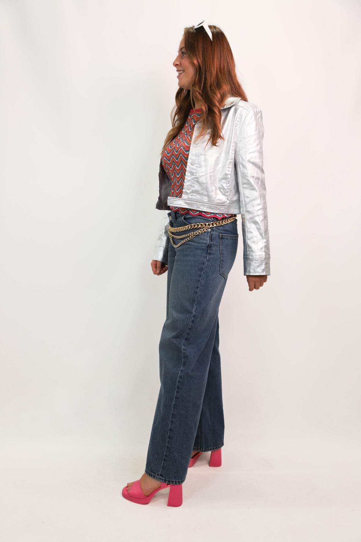 Jean large bleu Kiabi Taille S