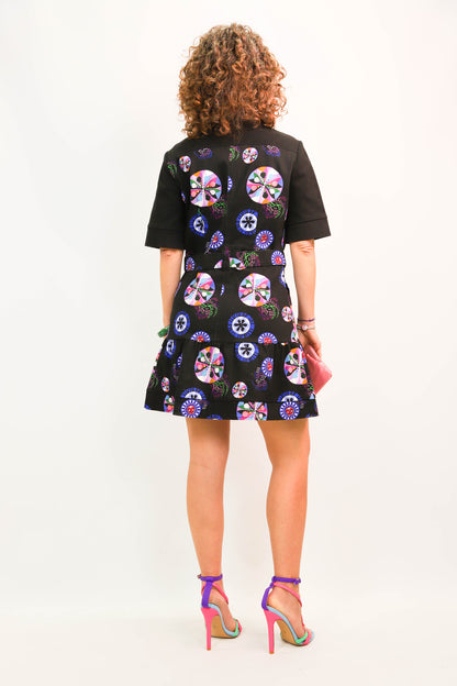 Robe noire Desigual Taille S