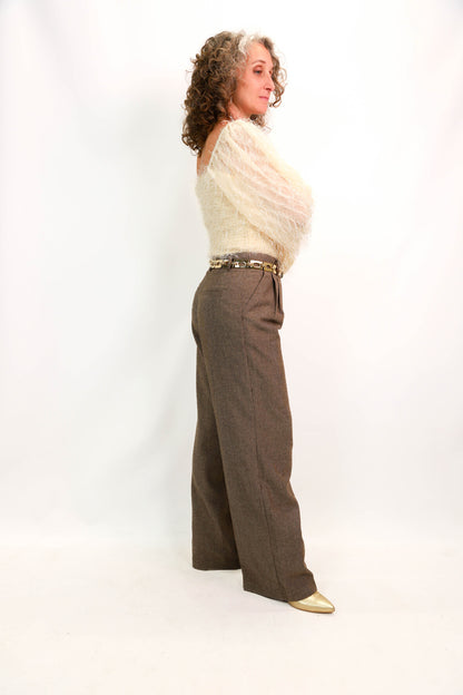 Pantalon à carreaux Easy Clothes Taille S
