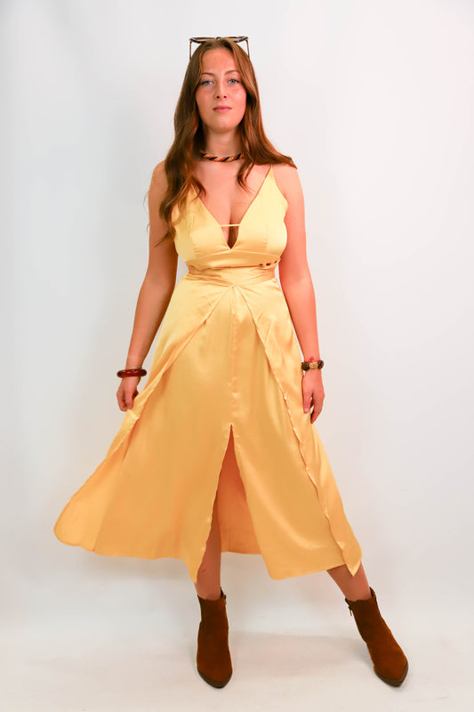 Robe jaune Amylynn Taille M - NEUF