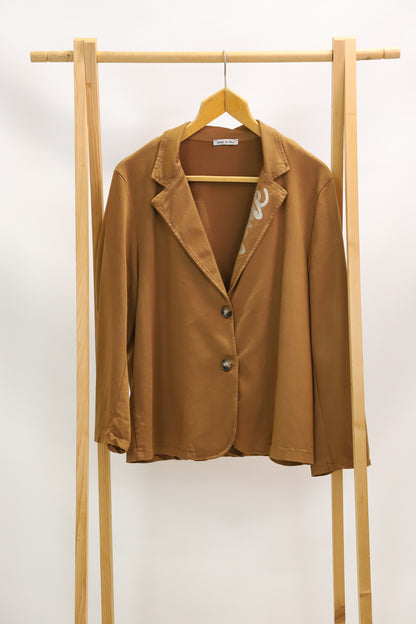 Veste blazer camel Made in Italy Taille unique - NEUF