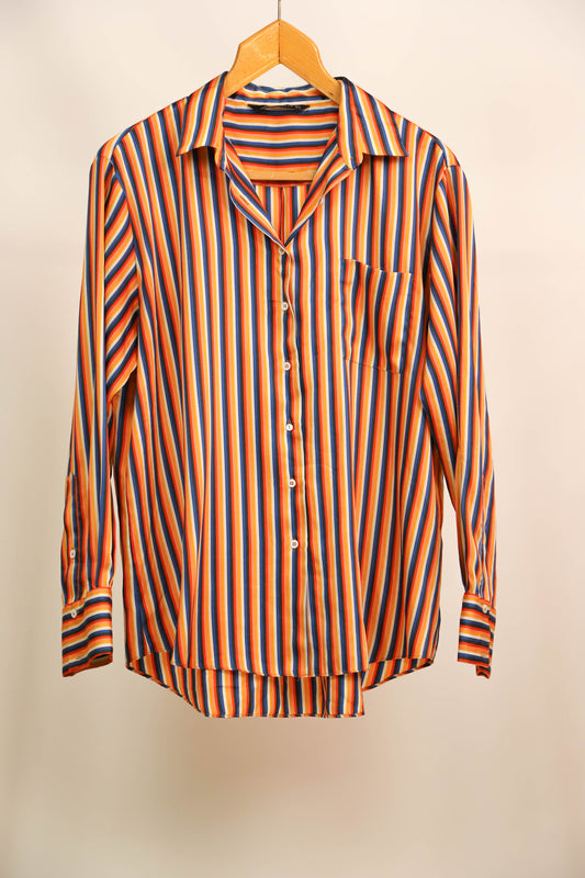 Chemise rayée Zara Taille M