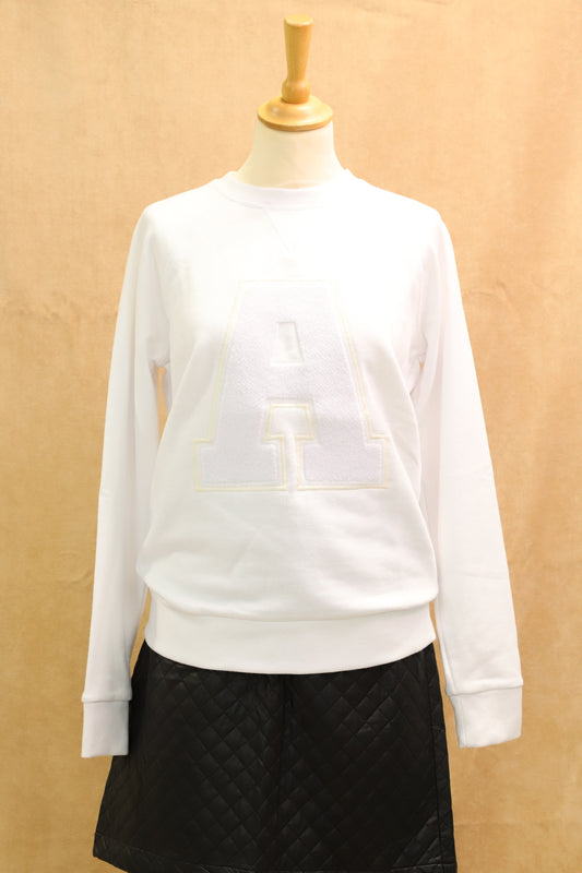 Sweat blanc, à bicyclette, Taille S - NEUF
