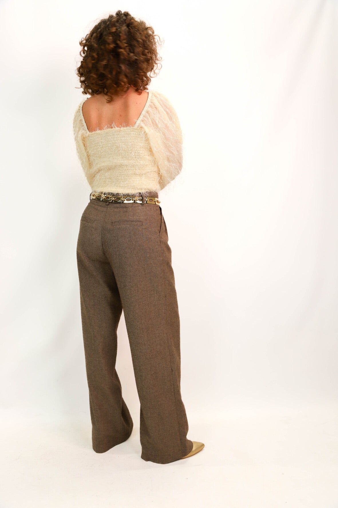 Haut beige BikBok Taille M