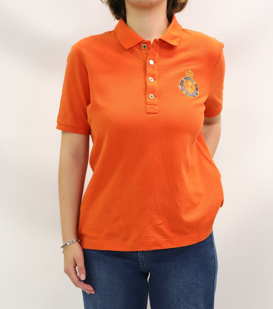 Polo orange Ralph Lauren Taille S