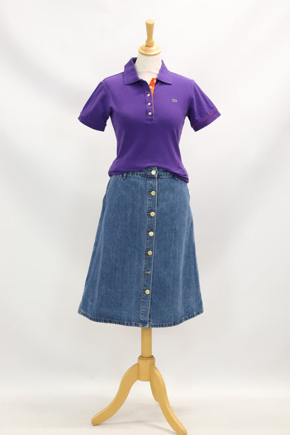 Polo violet Lacoste Taille XS