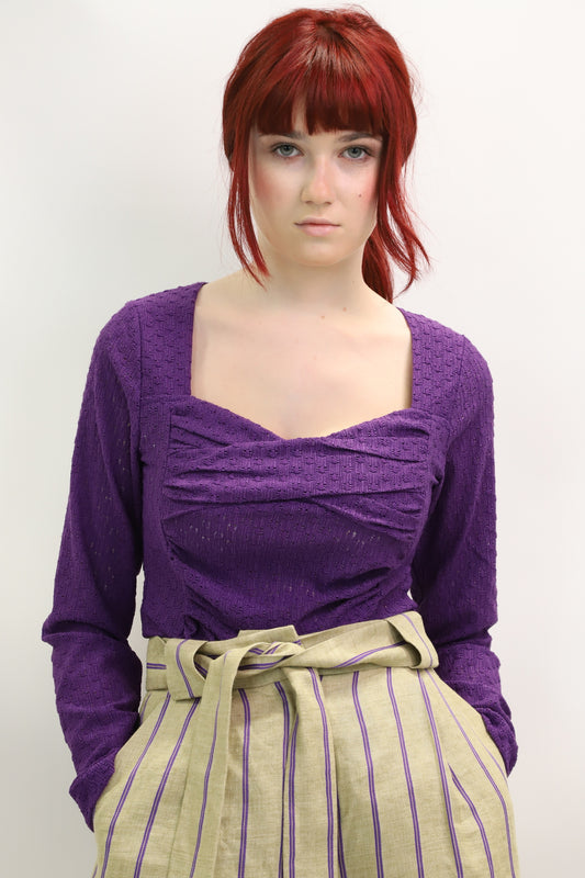 T-Shirt violet Season Taille S