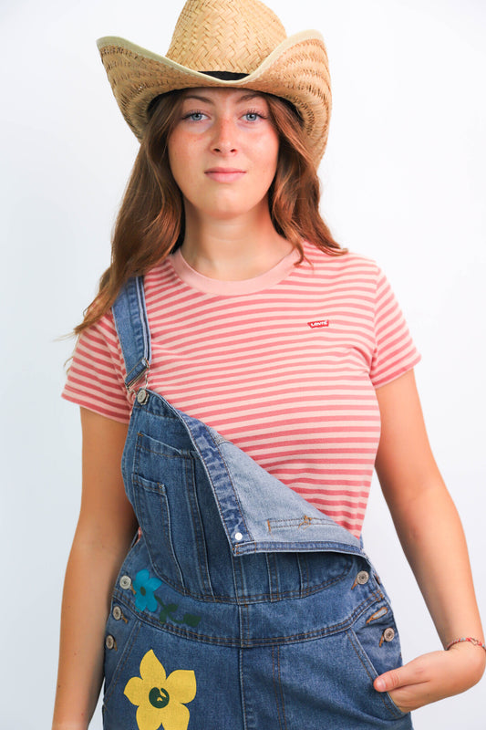 T-shirt rayé rose Levis Taille S