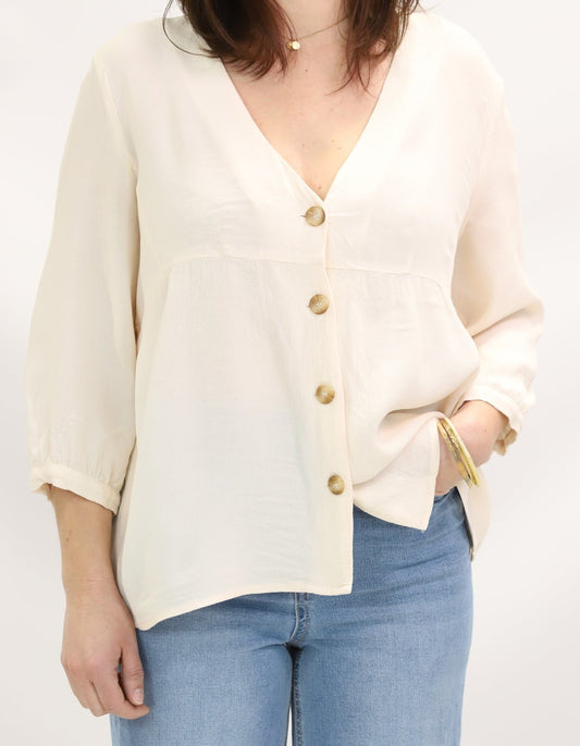 Blouse beige rosé Ba&sh Taille S