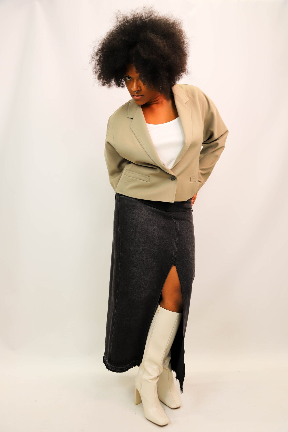 Veste blazer taupe Louis Feraud Taille L