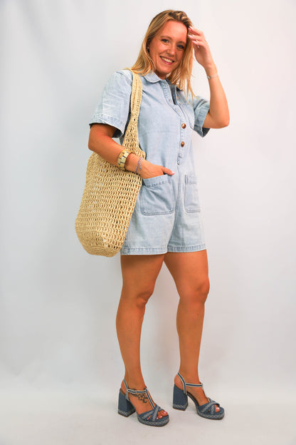 Combishort bleue Feelhoo Taille L
