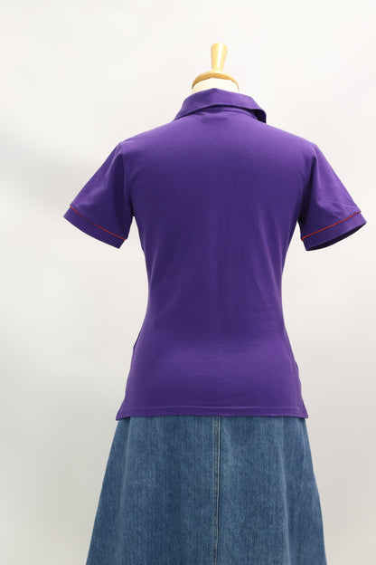 Polo violet Lacoste Taille XS