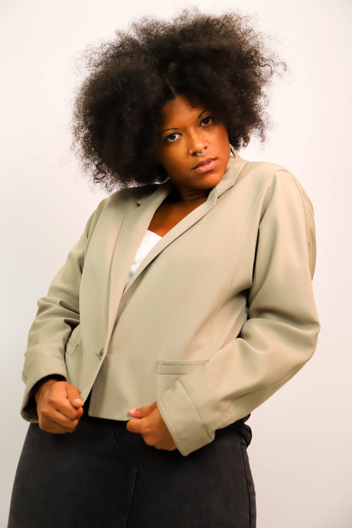 Veste blazer taupe Louis Feraud Taille L