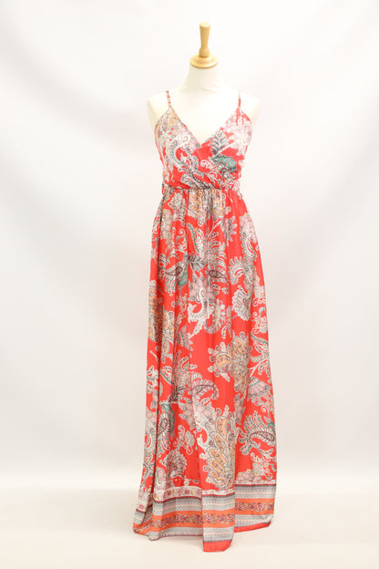 Robe longue rouge Culture Sud Taille unique