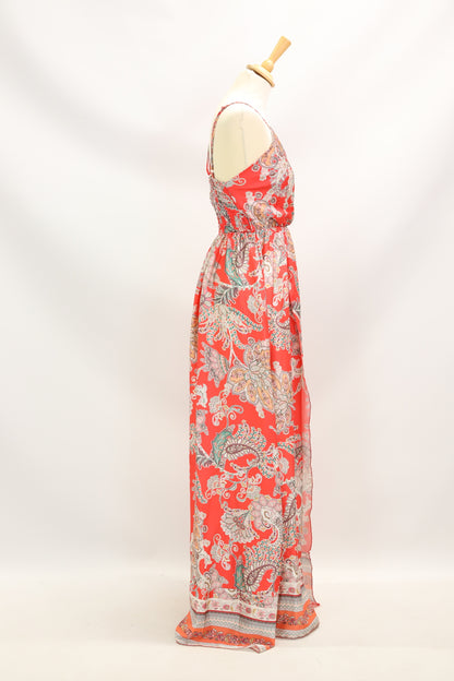 Robe longue rouge Culture Sud Taille unique