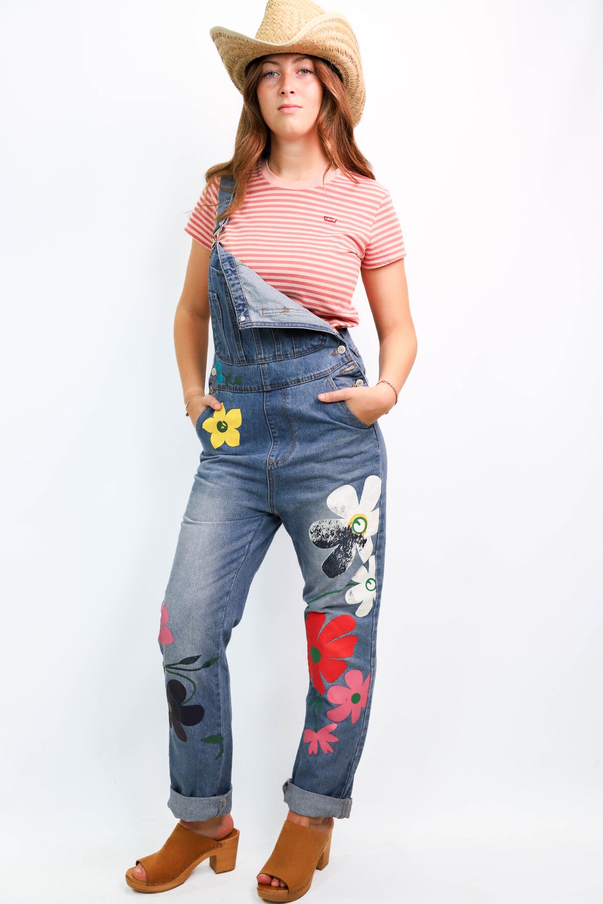 T-shirt rayé rose Levis Taille S