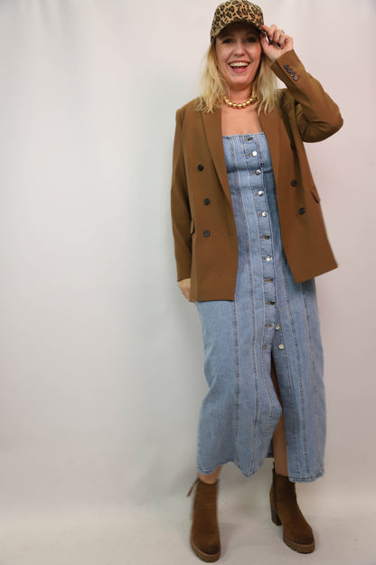 Veste blazer Marron Zara Taille M