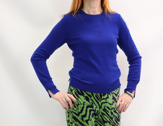 Pull bleu roi Eric Bompard Taille S
