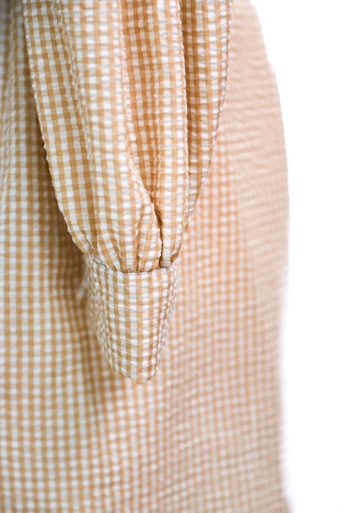 Robe vichy beige Andromède Unique - NEUF