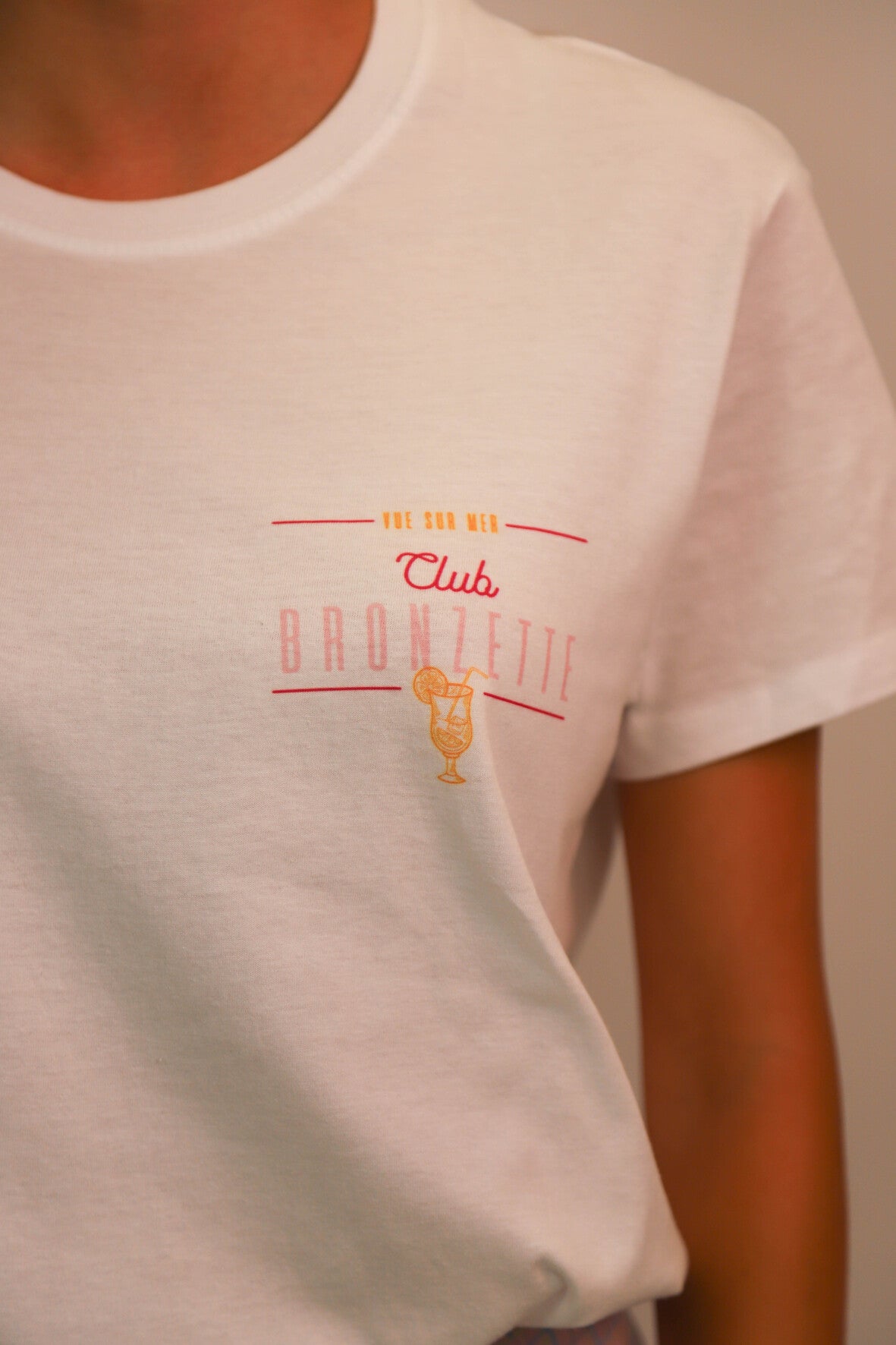 T-Shirt mixte Club Bronzette Cocktail, Taille S - M - L - XL
