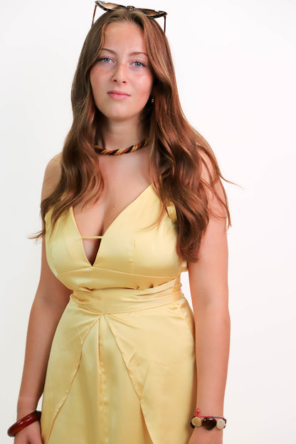 Robe jaune Amylynn Taille M - NEUF