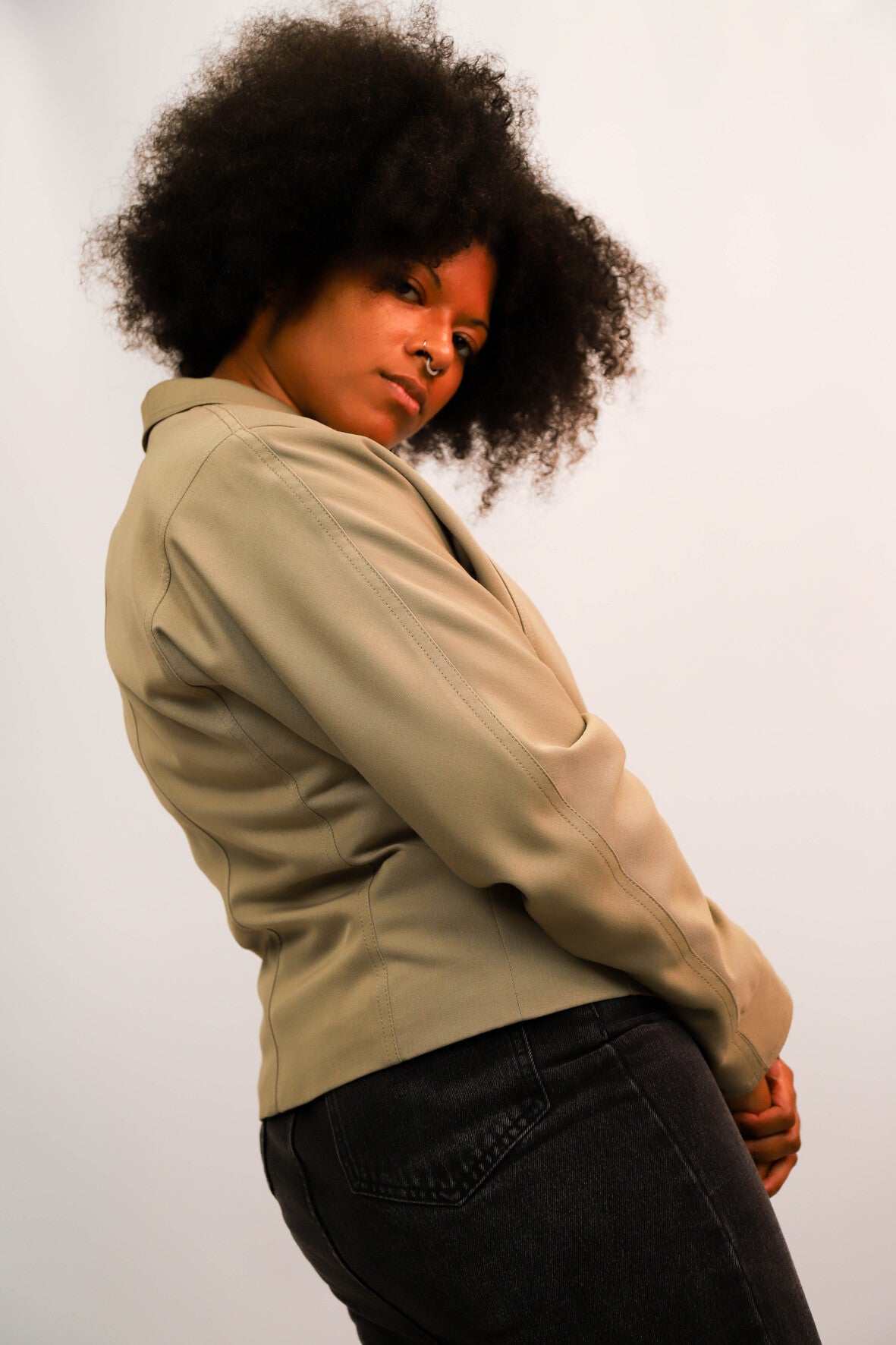 Veste blazer taupe Louis Feraud Taille L