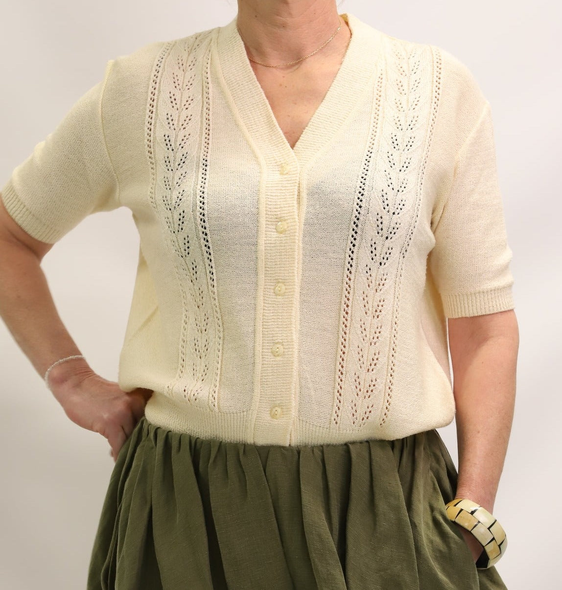 Gilet écru Taille L