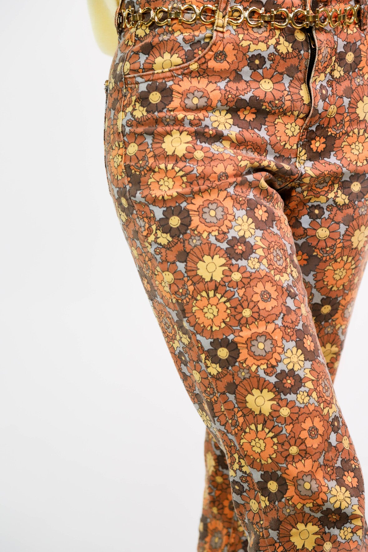 Jean fleuri marron Don't Call me Jennyfer Taille S