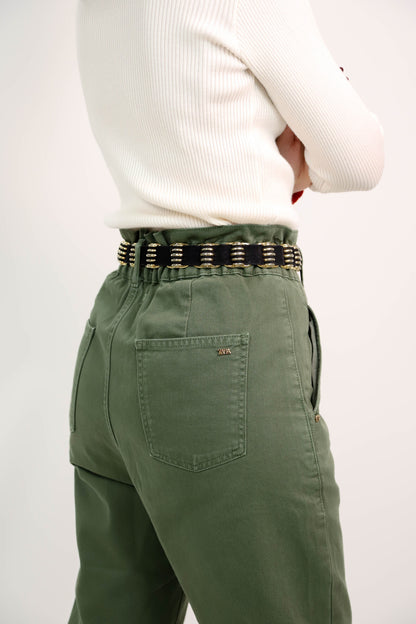 Jean kaki Zara Taille XS