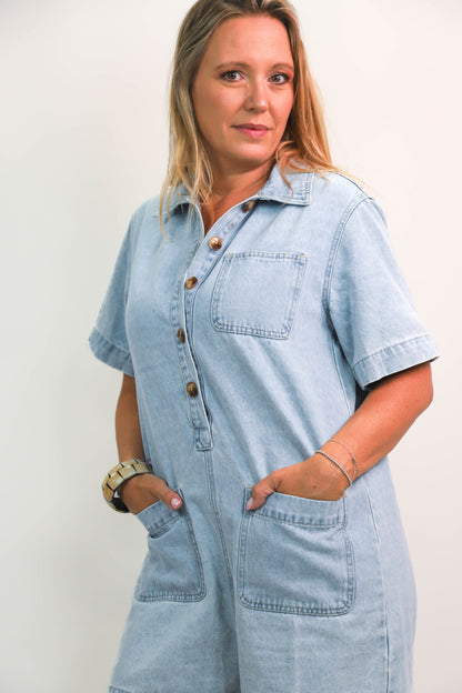 Combishort bleue Feelhoo Taille L