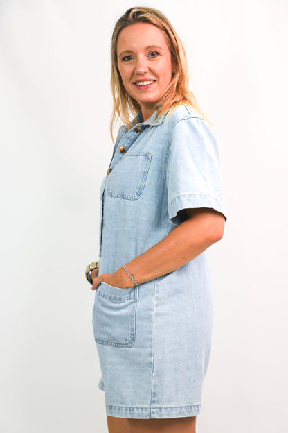 Combishort bleue Feelhoo Taille L