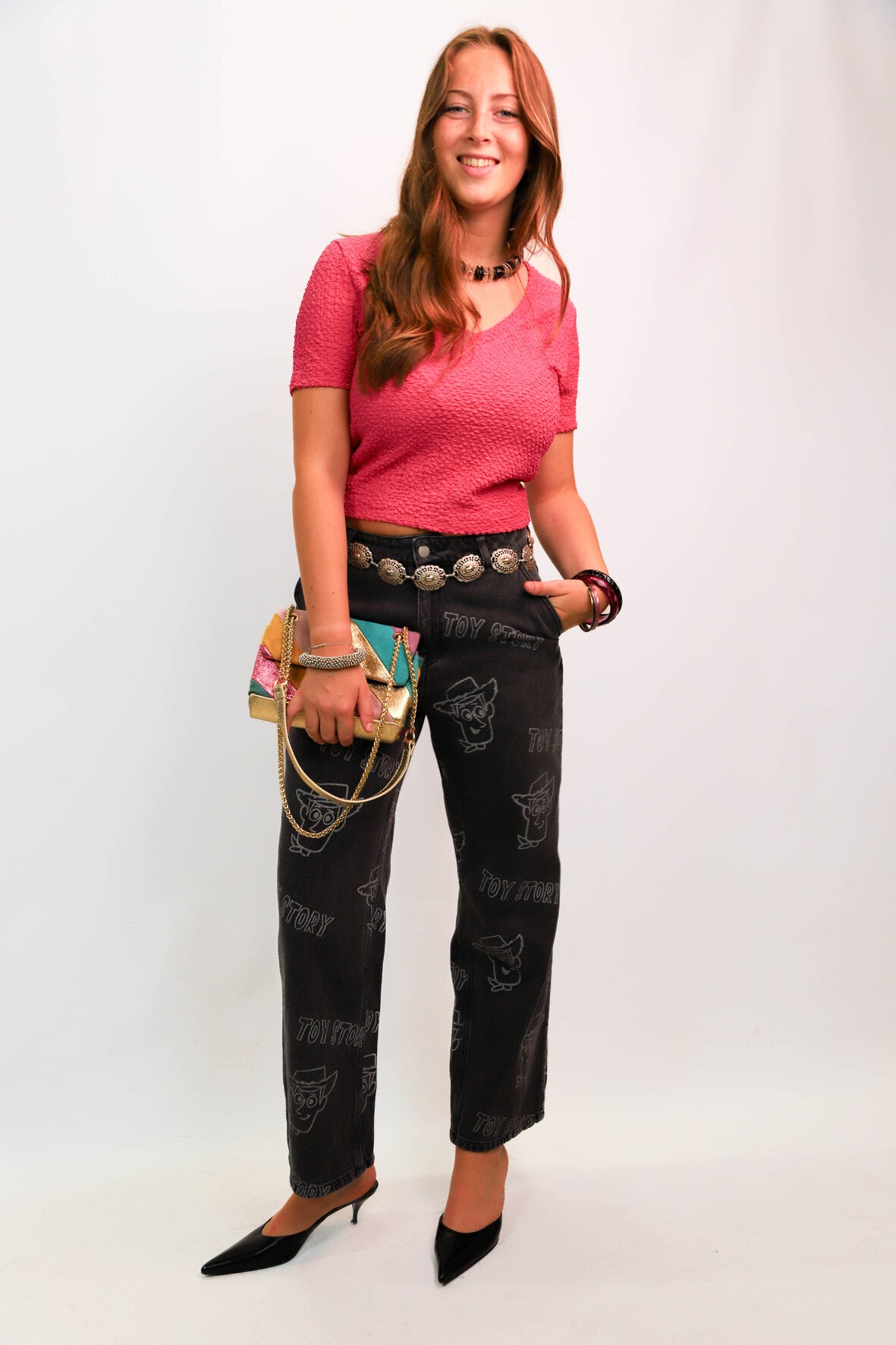 T-shirt rose Mango Taille M