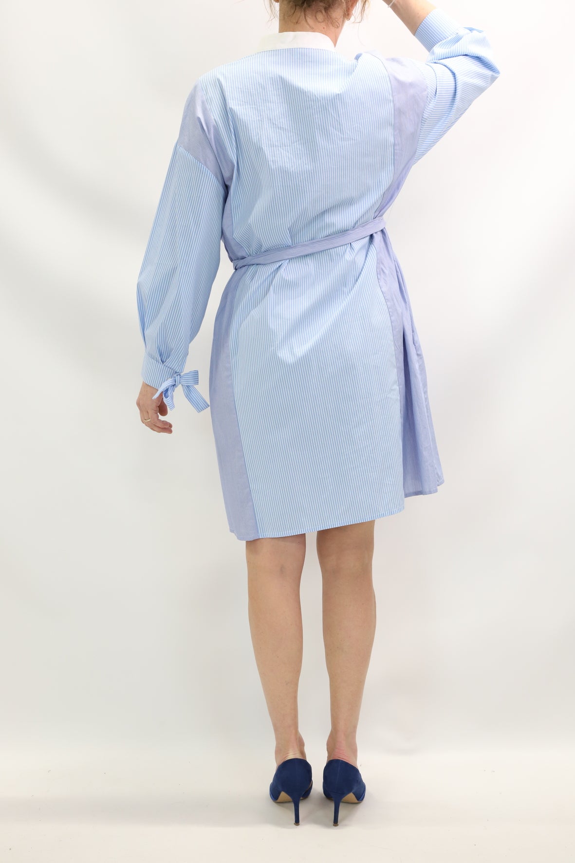 Robe à rayures bleues et blanches Maje Taille M