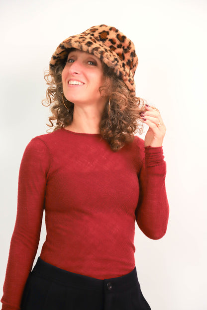 Pull fin bordeaux Maje Taille M