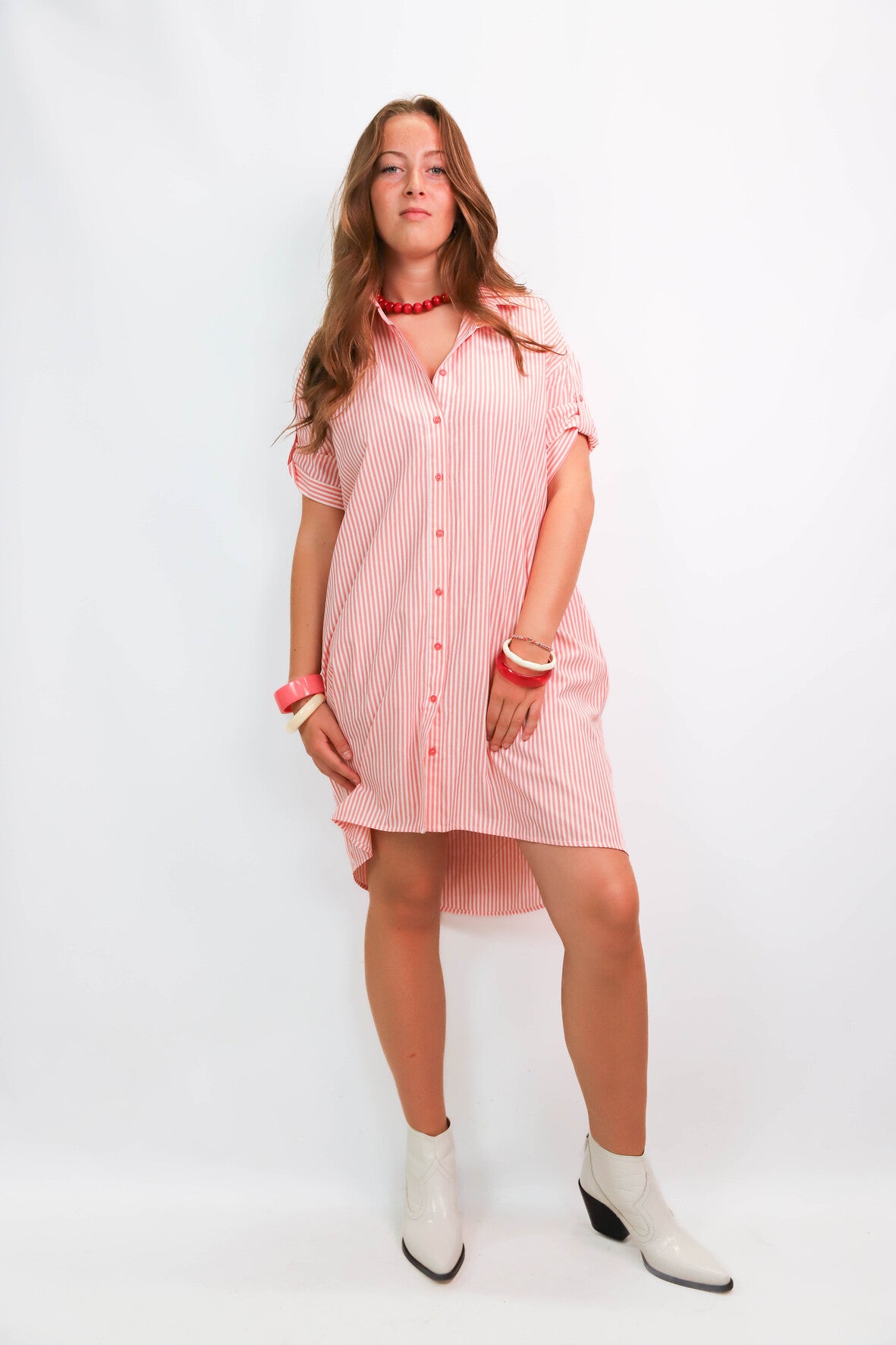 Robe rayée rose Lili Sidoni Taille XS