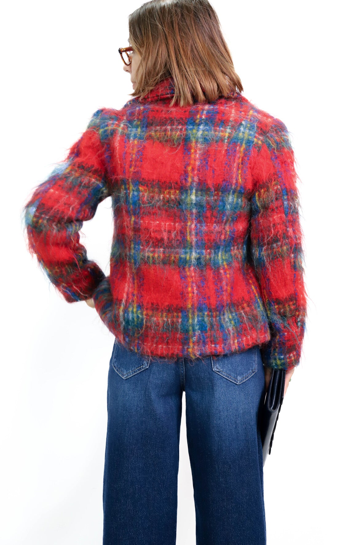 Veste a carreaux rouge Chipie Sporty Taille XS