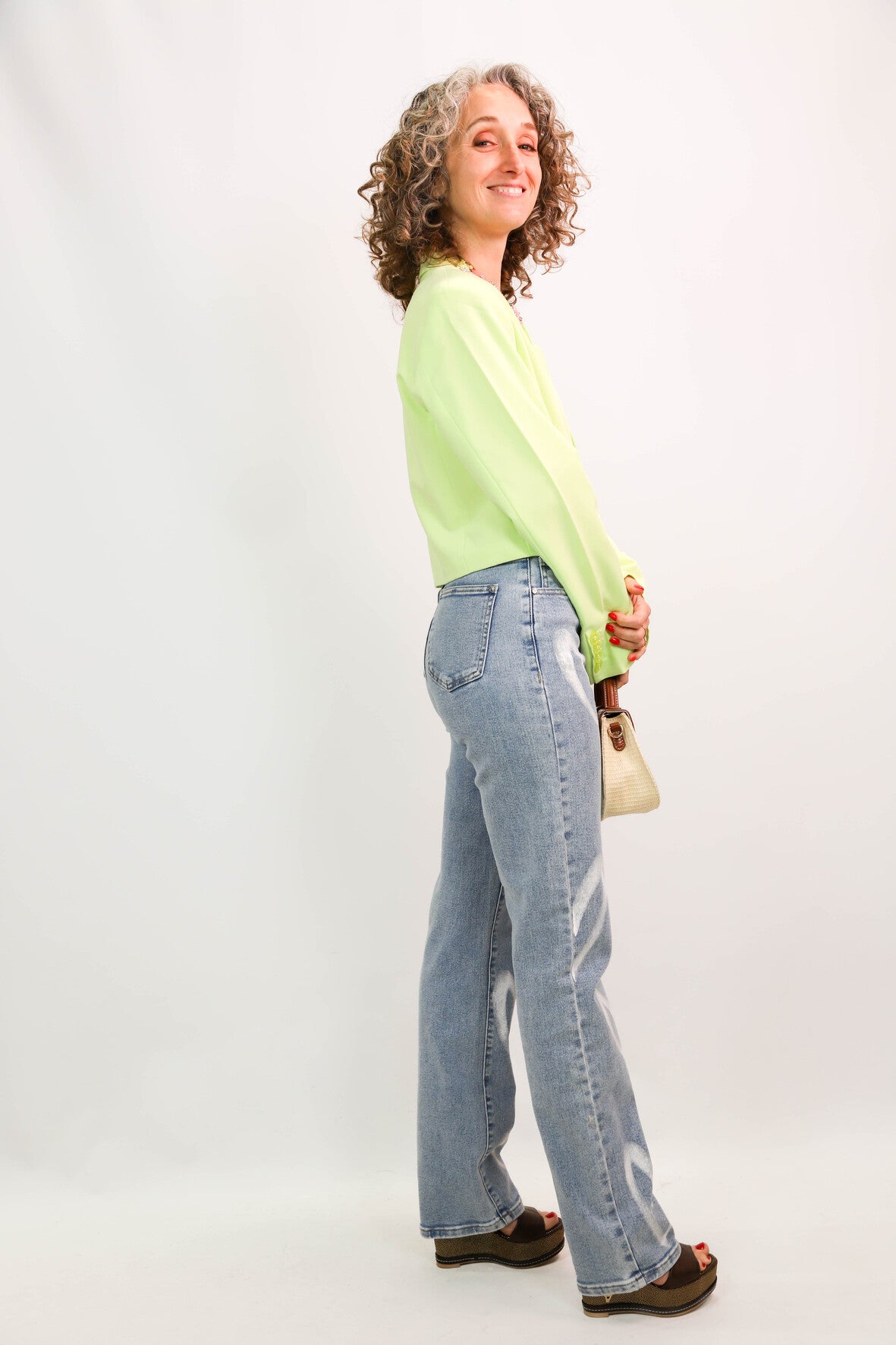 Jean bleu avec coeurs Redial Taille S