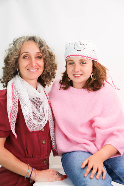 Bandana en dentelle Fringuette La Ligne - Jolie Mantille