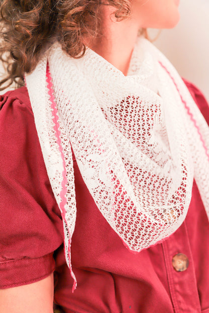 Bandana en dentelle Fringuette La Ligne - Jolie Mantille