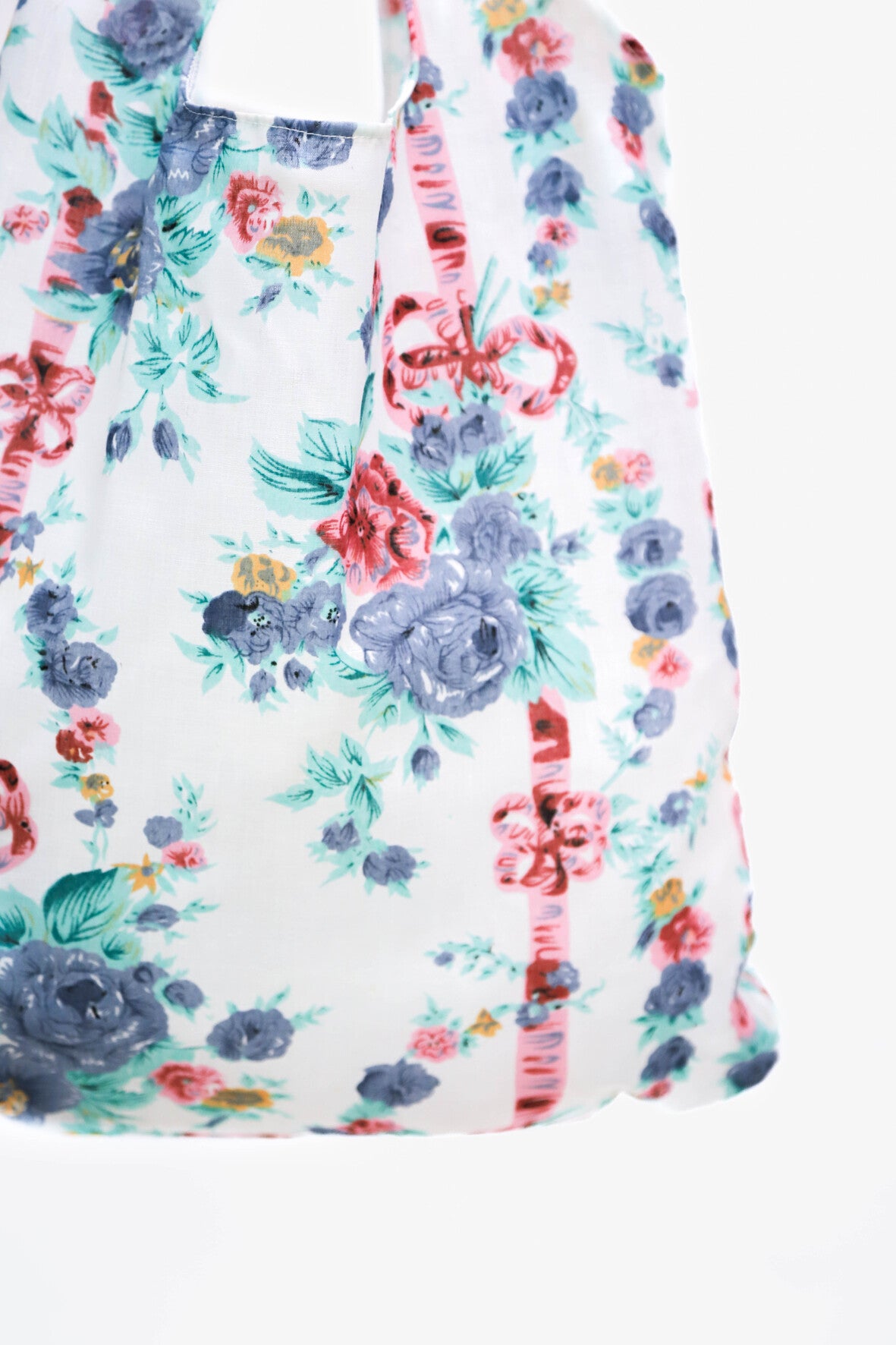 Sac en tissu fleuri Fringuette La Ligne