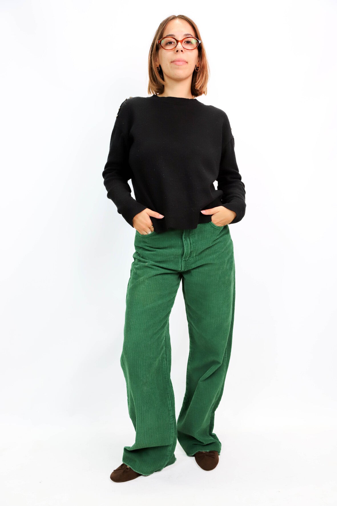 Pull noir et doré The Kooples Taille S
