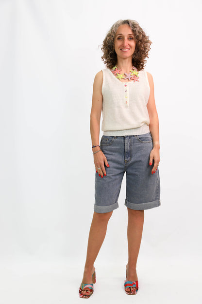 Short long bleu Pretty Little Things Taille S