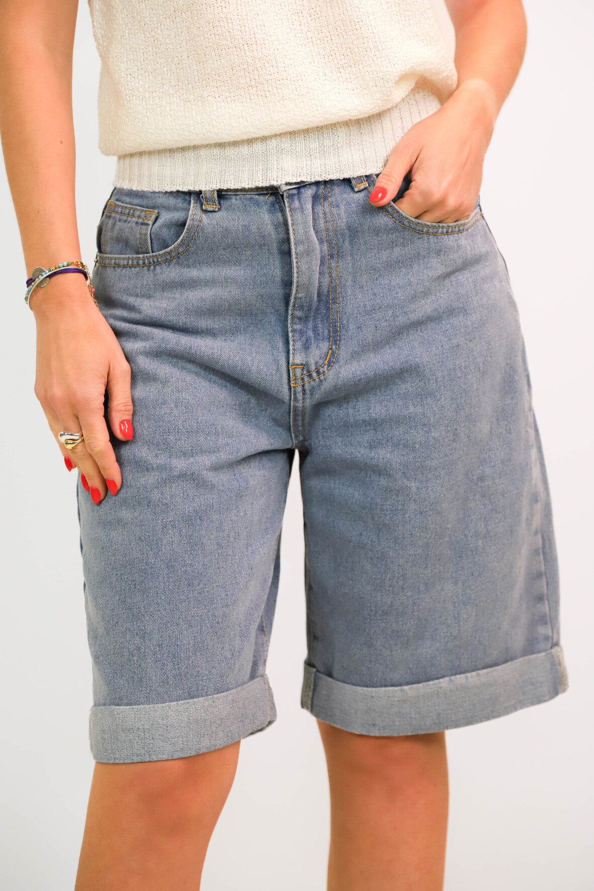 Short long bleu Pretty Little Things Taille S