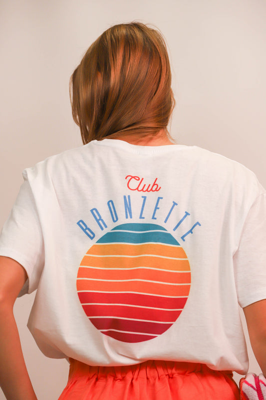 T-Shirt mixte Club Bronzette Sunset, Taille S - M - L - XL