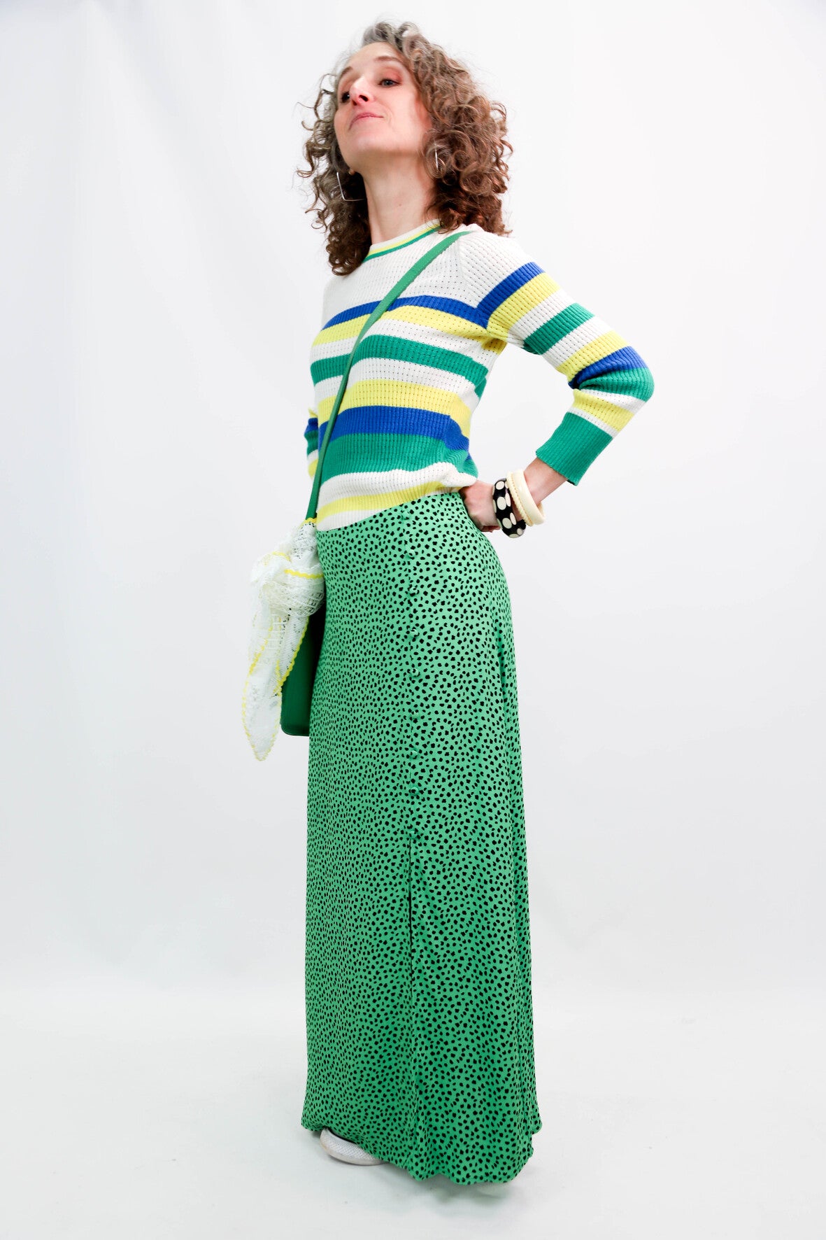 Jupe verte La Halle Taille S