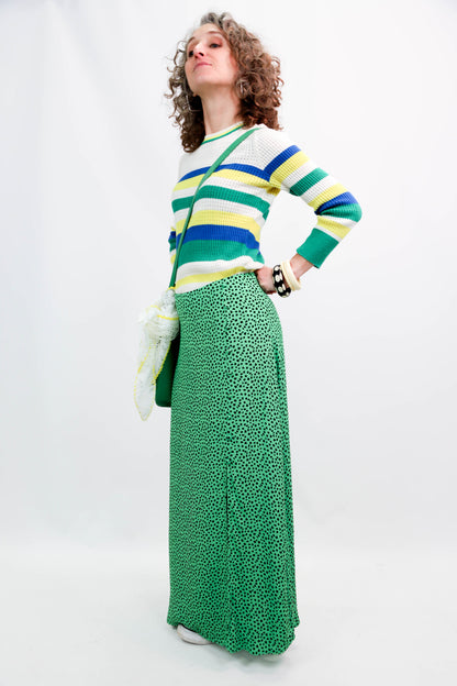 Jupe verte La Halle Taille S