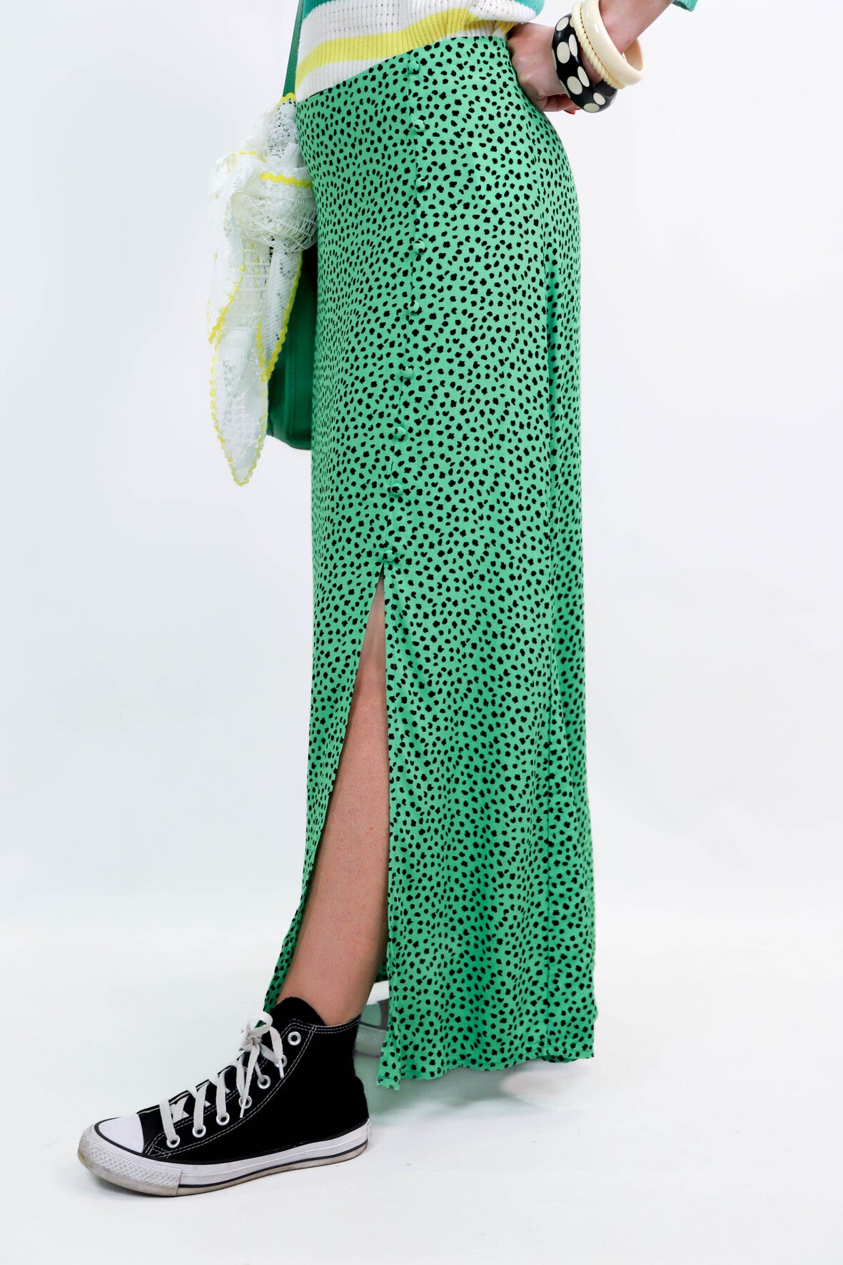 Jupe verte La Halle Taille S