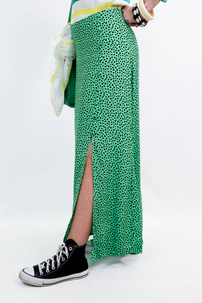 Jupe verte La Halle Taille S